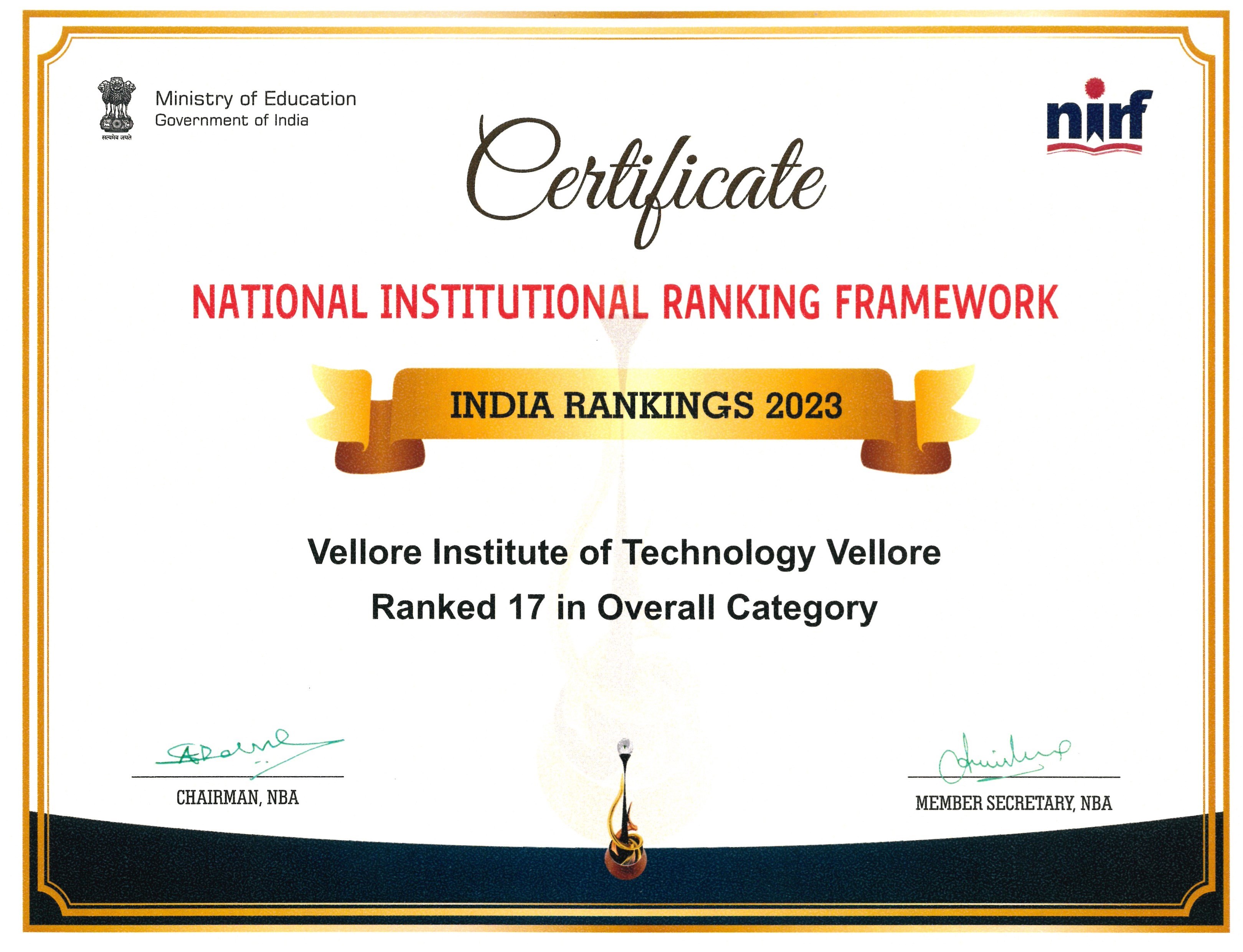 NIRF RANK 2023