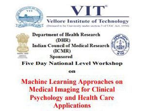 Five Day National Level Workshop on Machine Learning Approaches on Medical Imaging for Clinical Psychology and Health Care Applications