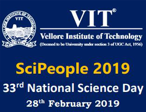 SciPeople 2019 - 33rd National Science Day fo Under Graduate Students