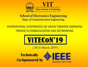 International Conference on Vision towards Emerging Trends in Communication and Networking 2019 (ViTECoN’19)