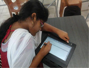 VIT Students write semester exam on special tablet