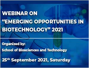 Webinar on Emerging Opportunities in Biotechnology - 2021