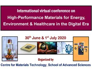 International virtual conference on  High-Performance Materials for Energy, Environment & Healthcare in the Digital Era 