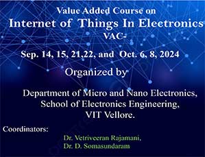 Value Added Programme On Internet of Things in Electronics