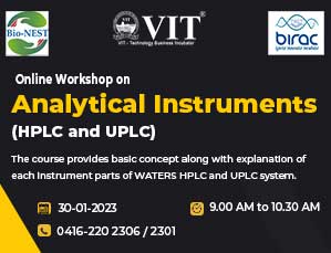 Online Workshop on Analytical Instruments (HPLC and UPLC) Online Workshop on Analytical Instruments (HPLC and UPLC)