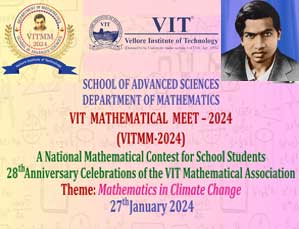 VIT MATHEMATICAL MEET - 2024