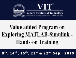 Five Day Value Added Program On Exploring MATLAB-Simulink-Hands-on Training 