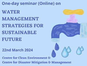 One-day seminar (Online) on Water Management Strategies for Sustainable Future