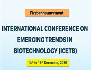 international conference on emerging trends in biotechnology (icetb)