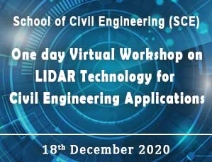 One day Virtual Workshop on LIDAR Technology for Civil Engineering Applications