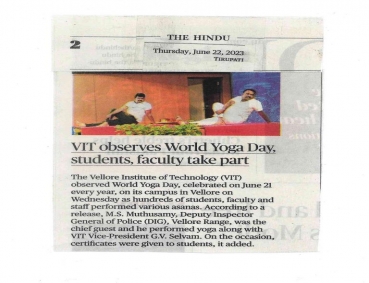 World Yoga Day - 2023