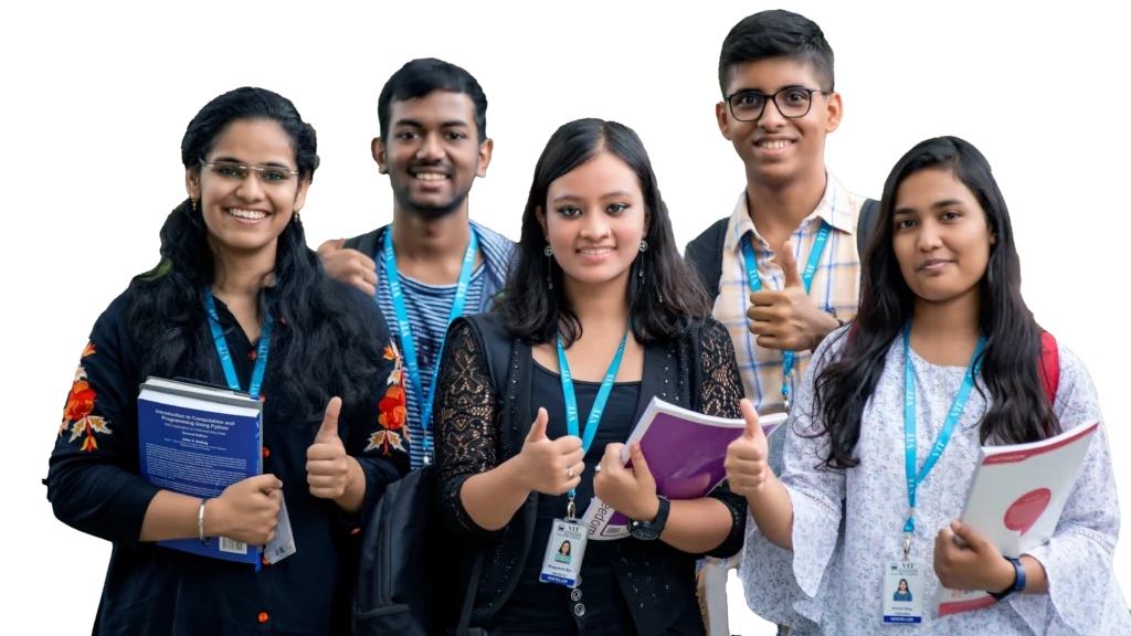 Students at VIT exploring the full programmes offered catalogue